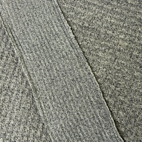 We The Free Thermal Top SMALL Slouchy Waffle Knit greenish Pullover Boho Chic - Picture 12 of 13